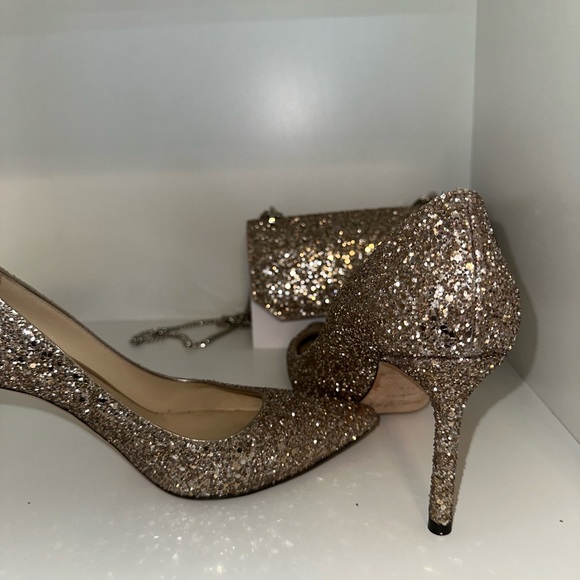 Jimmy choo romy 85 ballet pink - looks champagne to me - Picture 2 of 3